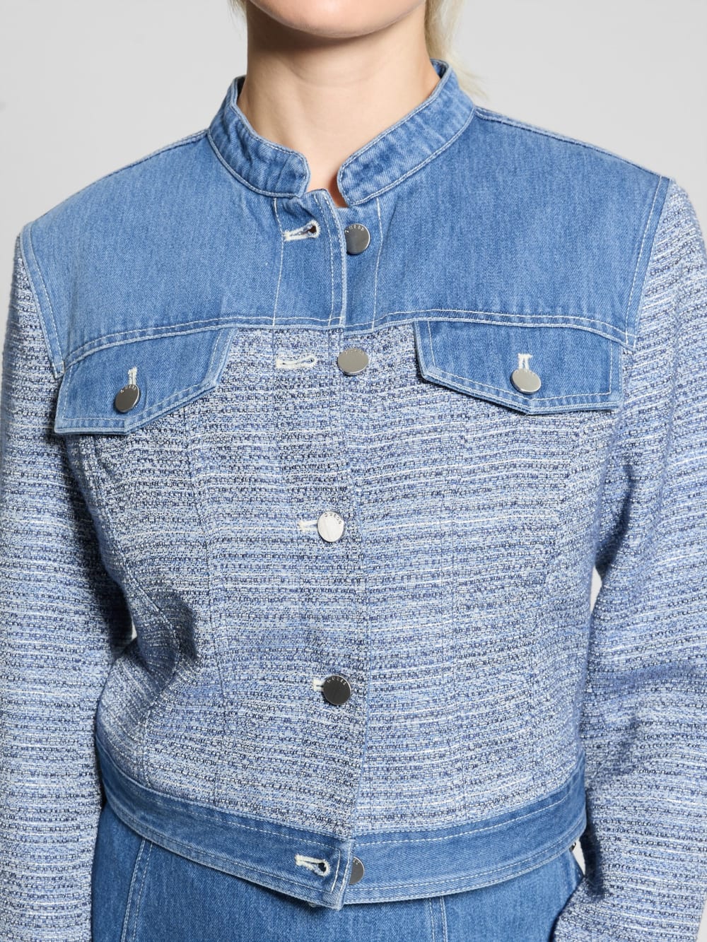 Elsie Tweed and Denim Jacket - Image 2