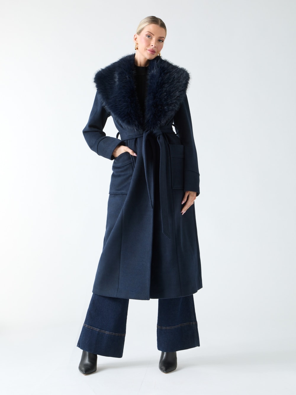 Charlize Wool-Blend Coat