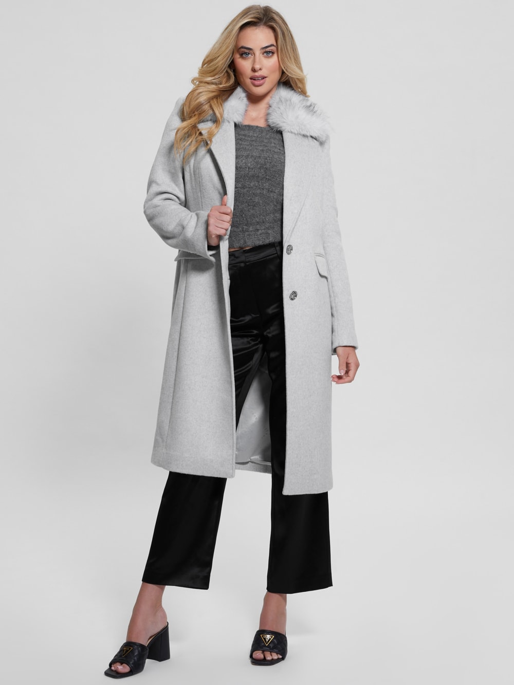 Eco Nancy Wool-Blend Coat