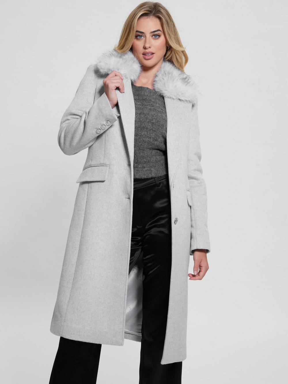 Eco Nancy Wool-Blend Coat - Image 3