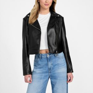 Clemence Faux-Leather Jacket