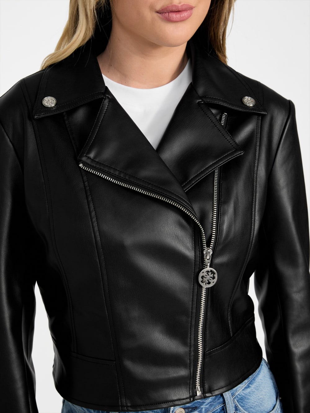Clemence Faux-Leather Jacket - Image 3