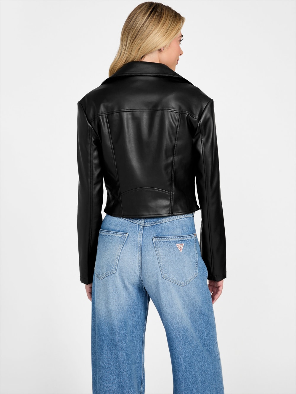 Clemence Faux-Leather Jacket - Image 4