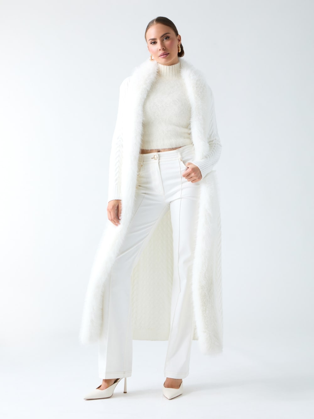 Paula Wrap Cardigan Coat - Image 2