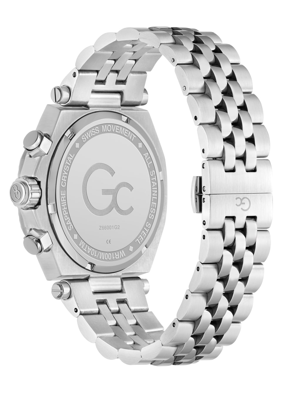 Gc Silver-Tone Chronograph Watch - Image 3