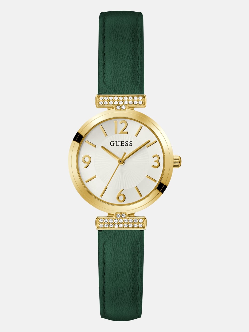 Gold-Tone and Leather Analog Watch