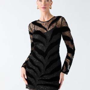 Sonata Sequin Lace Dress
