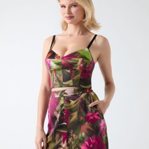 Blossom Satin Corset Top