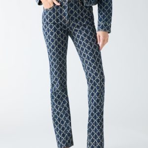 Bea Monogram Denim Pant
