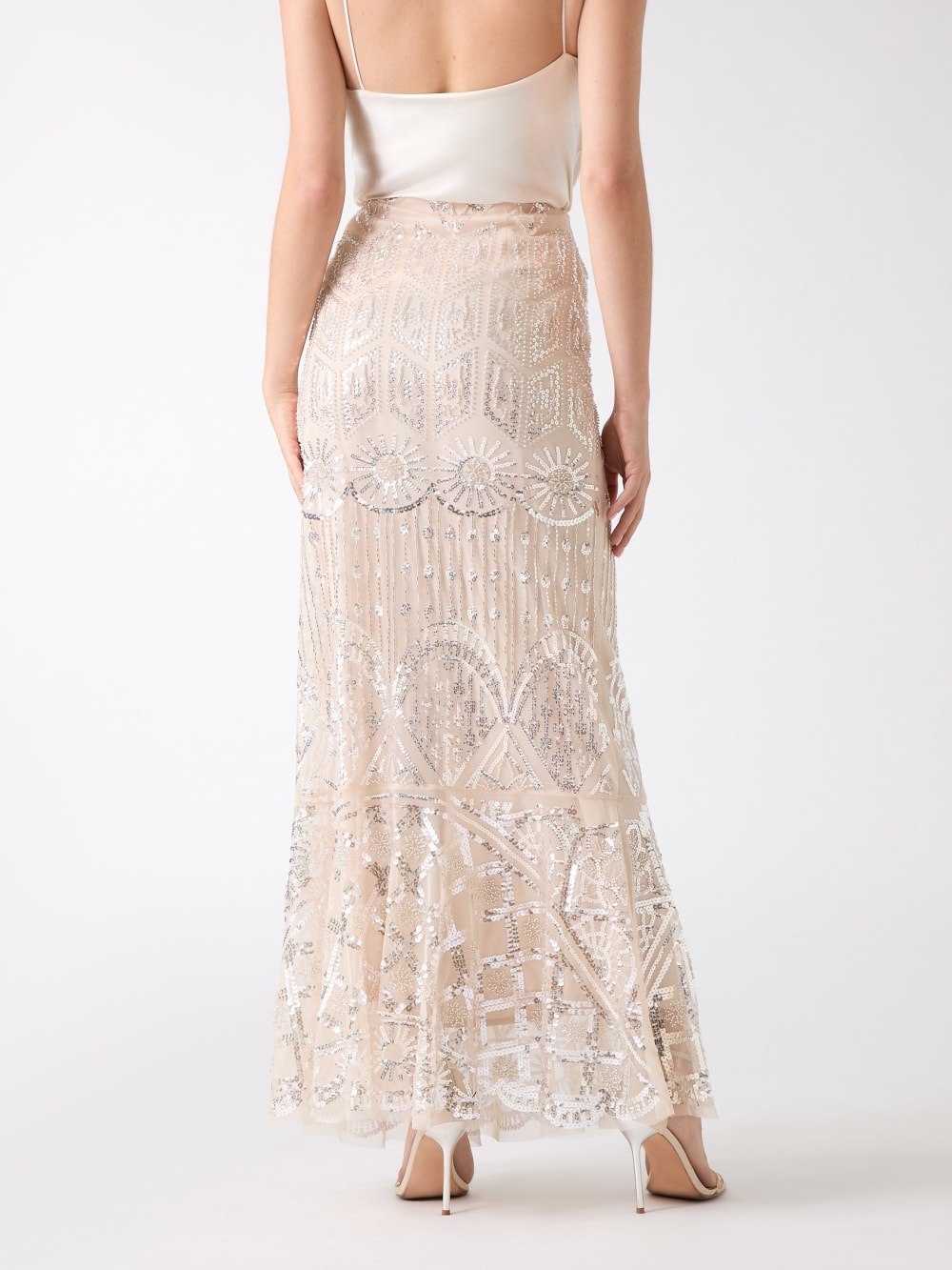 Crystals Embroidered Skirt - Image 4