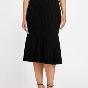 Agathe Flare Sweater Skirt
