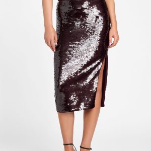 Misty Sequin Midi Skirt