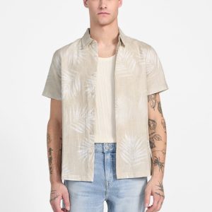 Slub-Woven Palm Shirt