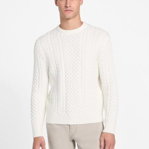 Eco Nathan Mixed Cable-Knit Sweater