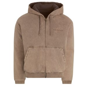 reversible zip hoodie