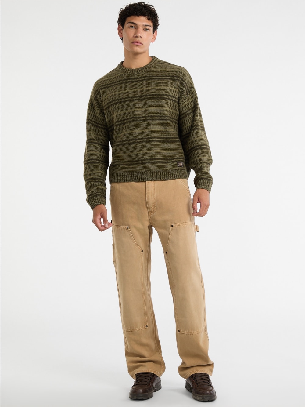 GUESS Originals Boxy Stripe Sweater - Image 2