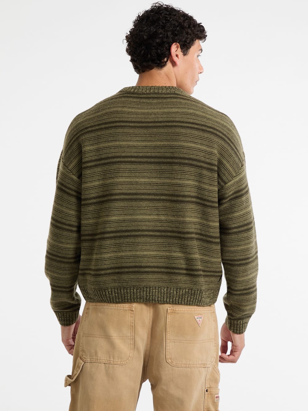 GUESS Originals Boxy Stripe Sweater - Image 4