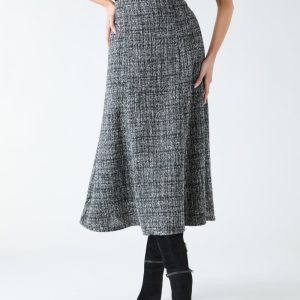 Gea Sparkle Boucle Midi Skirt