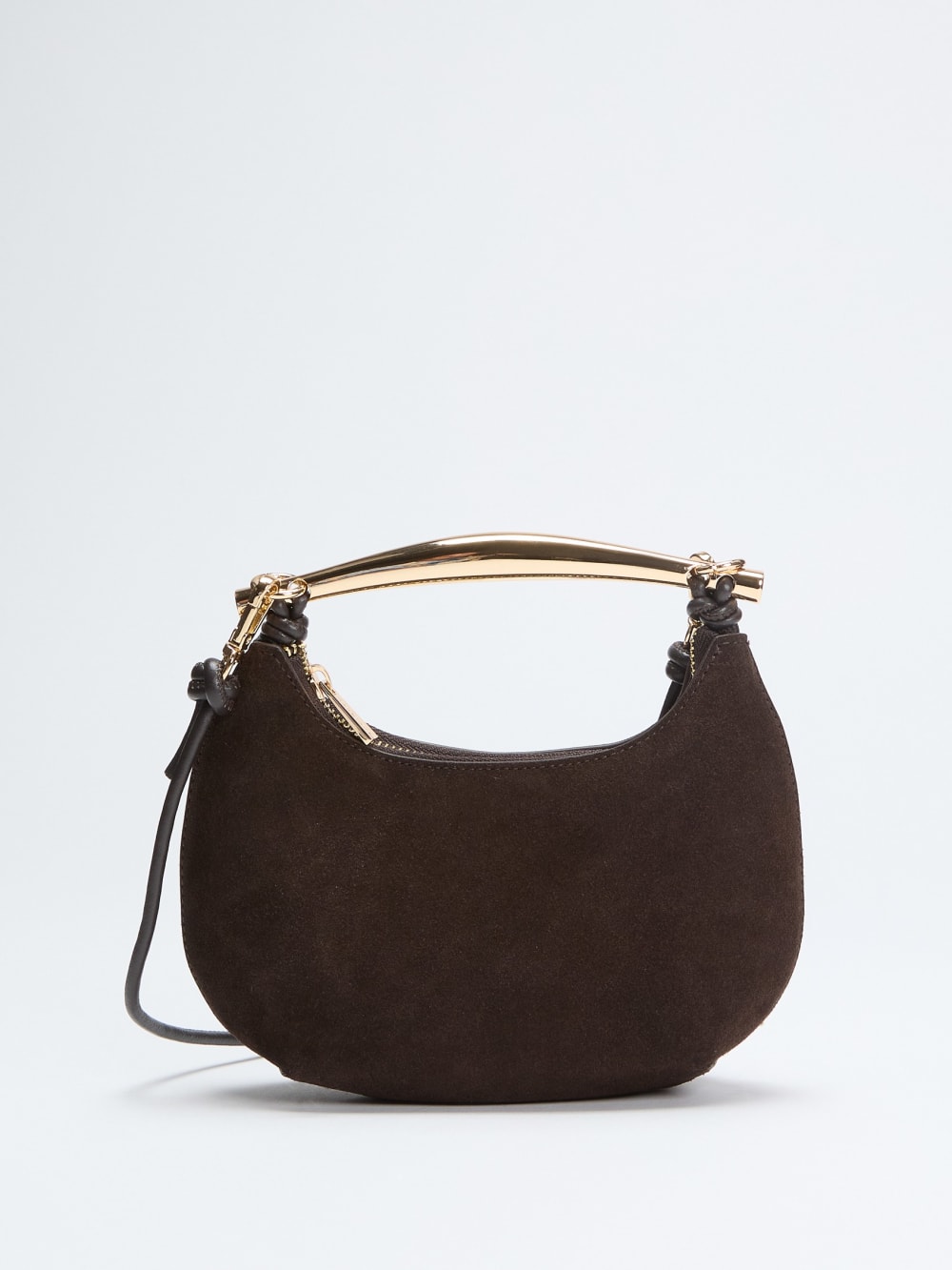 Victoria Leather Mini Hobo Bag