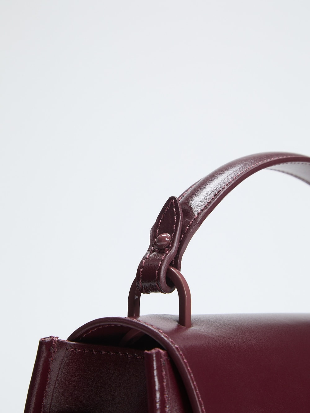 Iris Bamboo Leather Satchel - Image 7