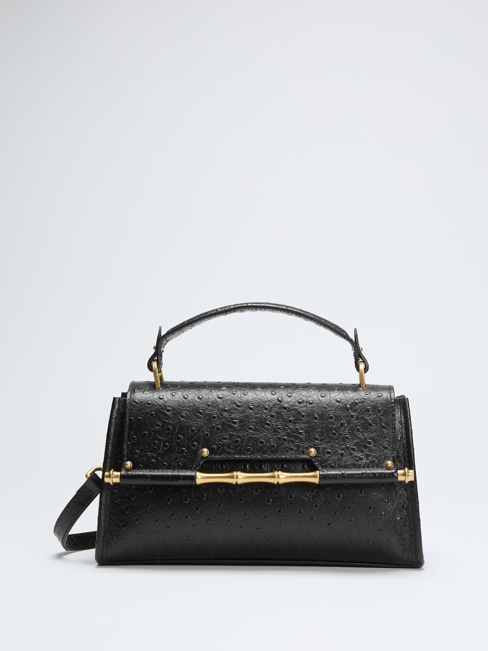 Iris Bamboo Mini Leather Satchel