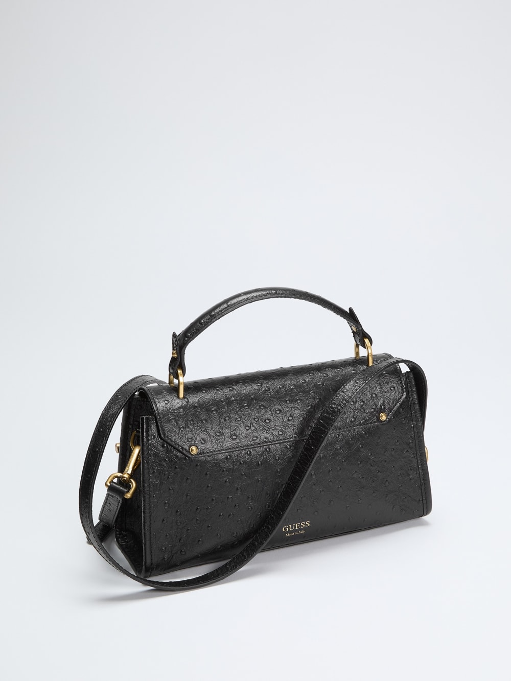 Iris Bamboo Mini Leather Satchel - Image 3