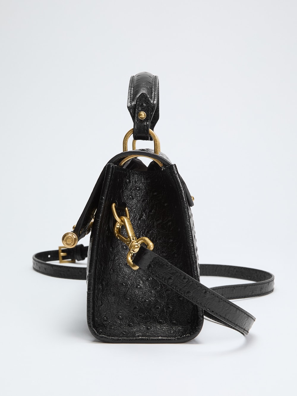 Iris Bamboo Mini Leather Satchel - Image 4