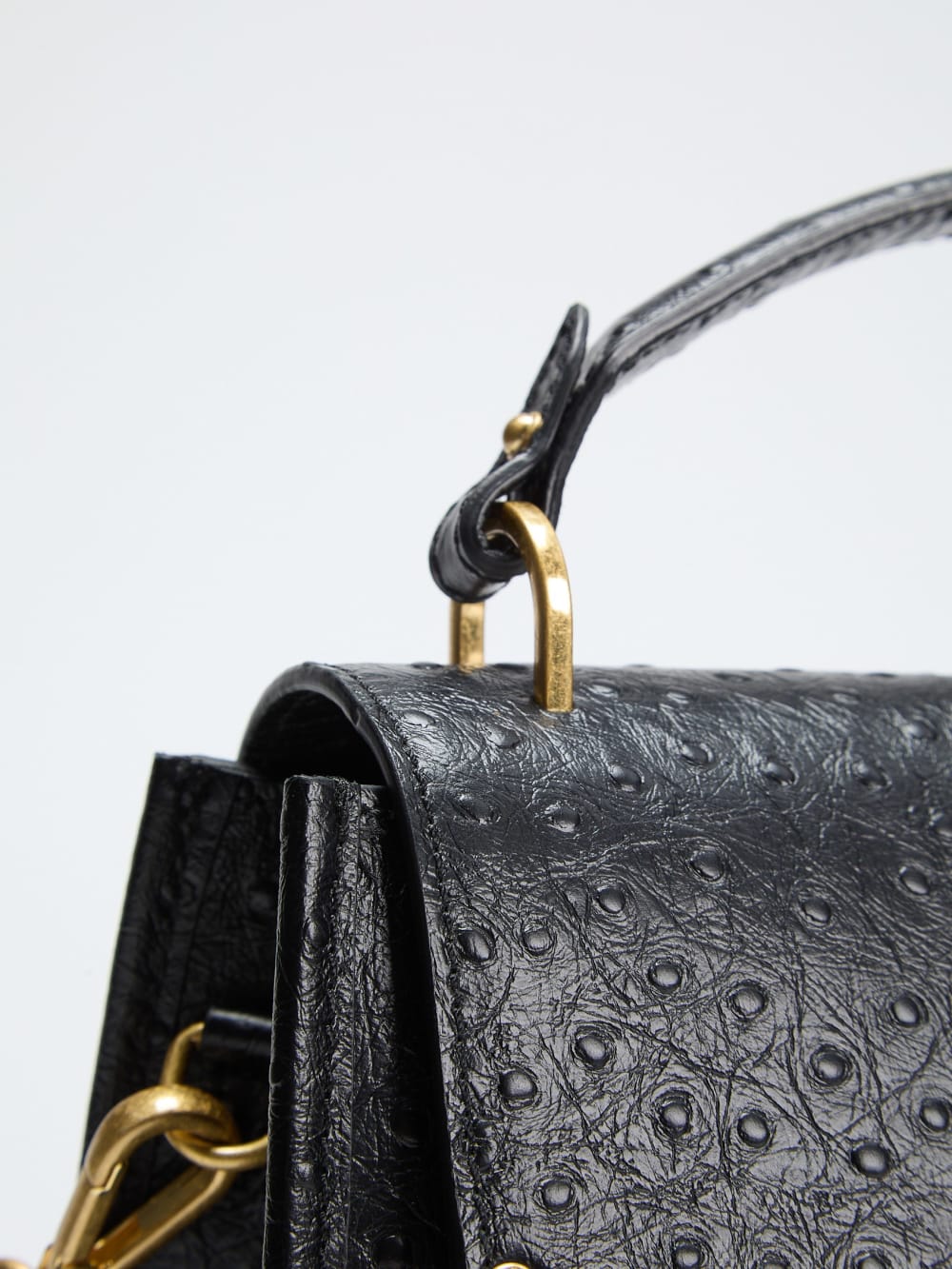 Iris Bamboo Mini Leather Satchel - Image 8