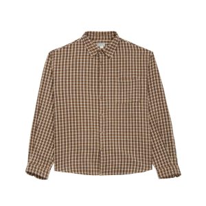 Plaid Button-Up Shirt