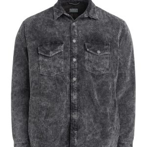 padded corduroy overshirt