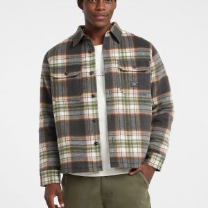 Brushed Wool-Blend Shacket